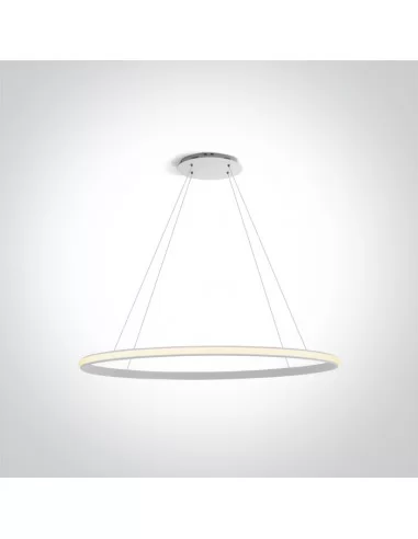 Pakabinimas šviestuvas, Baltas, 63046/W, ONE LIGHT
