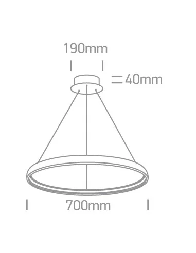 Pakabinimas šviestuvas, Baltas, 63050/W, ONE LIGHT