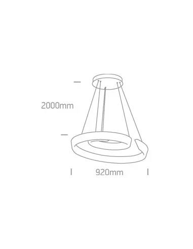 Pakabinimas šviestuvas, Baltas, 63112/W, ONE LIGHT