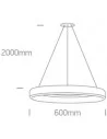 Pakabinimas šviestuvas, Baltas, 63114/W/W, ONE LIGHT