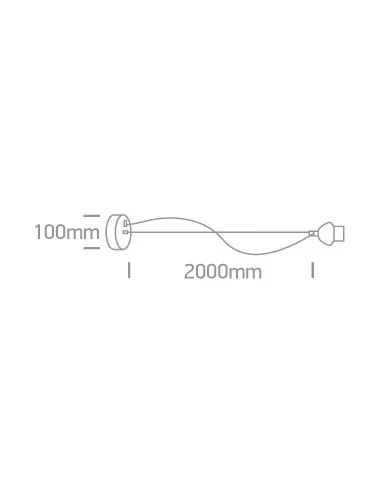 Pakabinimas šviestuvas, Beige, 63126A/CU, ONE LIGHT