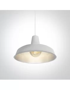 Pakabinimas šviestuvas, Juoda-balta, 63020/W/G, ONE LIGHT