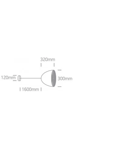 Pakabinimas šviestuvas, Juoda-chromo, 63016A/B/BS, ONE LIGHT