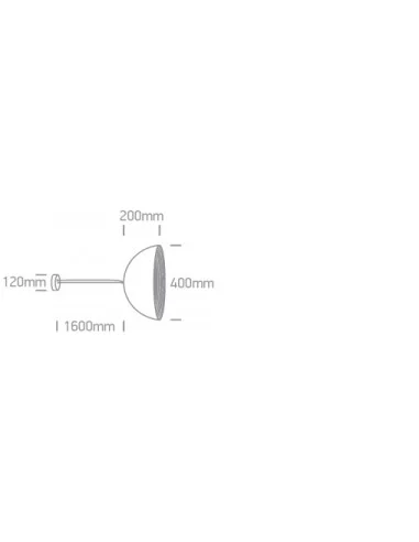 Pakabinimas šviestuvas, Juoda-chromo, 63022/B/BS, ONE LIGHT