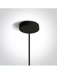 Pakabinimas šviestuvas, Juoda-chromo, 63044/B/BS, ONE LIGHT