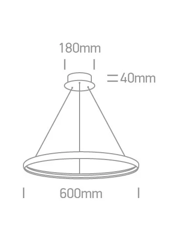 Pakabinimas šviestuvas, Juodas, 63048/B, ONE LIGHT