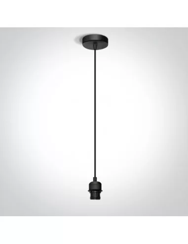 Pakabinimas šviestuvas, Juodas, 63126/B, ONE LIGHT