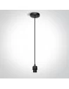 Pakabinimas šviestuvas, Juodas, 63126/B, ONE LIGHT