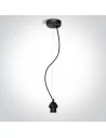 Pakabinimas šviestuvas, Juodas, 63126A/B, ONE LIGHT