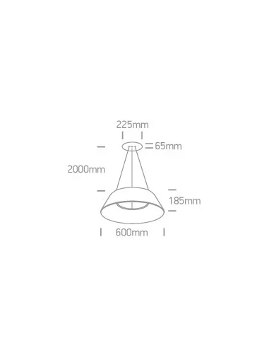 Pakabinimas šviestuvas, Šlifuota ruda, 63058/BAN/W, ONE LIGHT