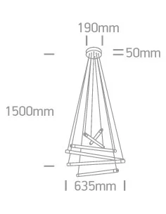 Pakabinimas šviestuvas, Šlifuotas žalvaris, 63056/BBS, ONE LIGHT