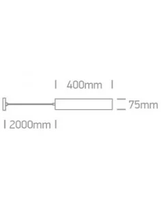 Pakabinimas šviestuvas, Šlifuotas žalvaris, 63105MA/BBS, ONE LIGHT