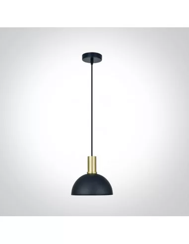 Pakabinimas šviestuvas, Šlifuotas žalvaris, 63140/BBS, ONE LIGHT