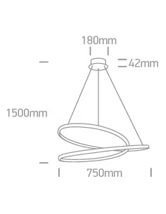 Pakabinimas šviestuvas, Žalvario, 63068A/BS, ONE LIGHT