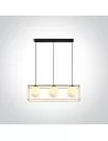 Pakabinimas šviestuvas, Žalvario, 63174C/BS, ONE LIGHT