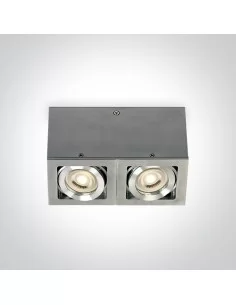 Virštinkinis dviejų krypčių šviestuvas, Aluminium, 12205B/AL, ONE LIGHT
