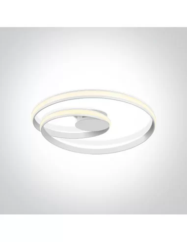 Virštinkinis šviestuvas, Baltas, 63066/W, ONE LIGHT