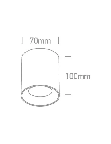 Virštinkinis šviestuvas, Juoda-pilka, 12105AL/B/GL, ONE LIGHT