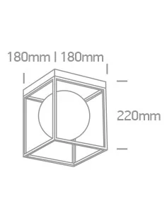 Virštinkinis šviestuvas, Žalvario, 62174A/BS, ONE LIGHT