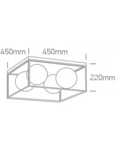 Virštinkinis šviestuvas, Žalvario, 62174B/BS, ONE LIGHT