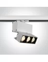 Bėginis dviejų krypčių šviestuvas, Baltas, 65306BT/W/W, ONE LIGHT