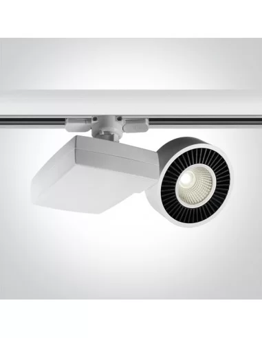 Bėginis dviejų krypčių šviestuvas, Baltas, 65620TA/W/W, ONE LIGHT
