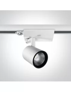 Bėginis dviejų krypčių šviestuvas, Baltas, 65624T/W/W, ONE LIGHT