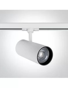 Bėginis dviejų krypčių šviestuvas, Baltas, 65642CT/W/C, ONE LIGHT