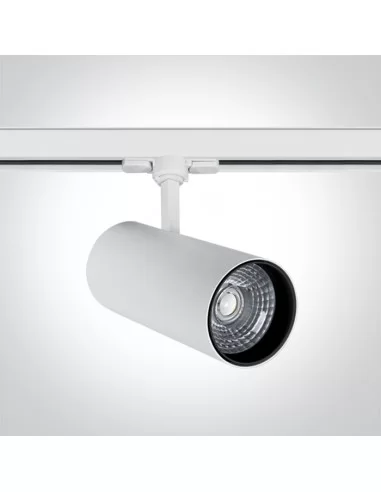 Bėginis dviejų krypčių šviestuvas, Baltas, 65642CT/W/C, ONE LIGHT