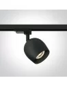 Bėginis dviejų krypčių šviestuvas, Juodas, 65105WT/B, ONE LIGHT