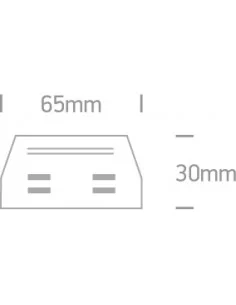 41008/W Baltas CONNECTOR, ONE LIGHT