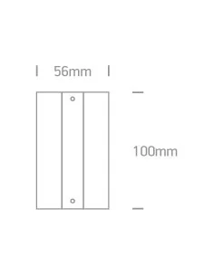 41008B/W Baltas dangtelis, tinkamas 41010A, ONE LIGHT