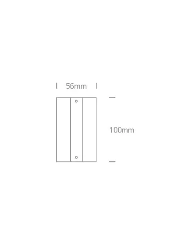 41008B/W Baltas dangtelis, tinkamas 41010A, ONE LIGHT