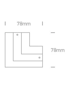 41012B/W Baltas dangtelis, tinkamas 41012A, ONE LIGHT