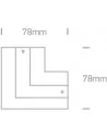 41012B/W Baltas dangtelis, tinkamas 41012A, ONE LIGHT