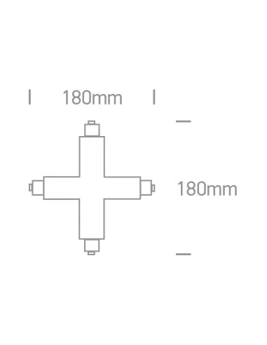 41018/W Balta X jungtis, ONE LIGHT