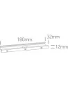 41032/W Baltas jungtis 40003A Bėgelis, ONE LIGHT