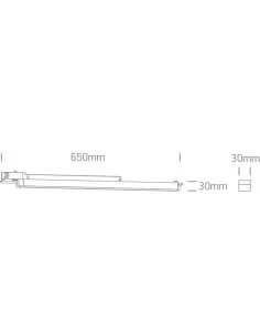 Bėginis šviestuvas, Baltas, 65018T/W/C, ONE LIGHT