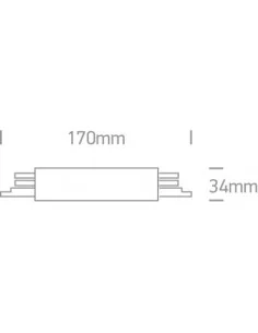 41010A/B Juoda jungtis, ONE LIGHT