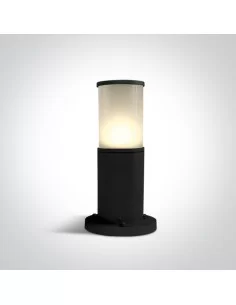 Įleidžiamas grindinis šviestuvas, Juodas, 67100/B, ONE LIGHT