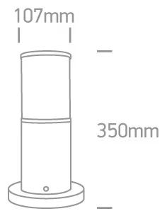 Įleidžiamas grindinis šviestuvas, Juodas, 67100/B, ONE LIGHT