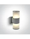 Virštinkinis sieninis šviestuvas, Pilkas, 67098/G, ONE LIGHT