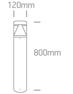 Virštinkinis grindinis šviestuvas, Antracitas, 67410/AN/C, ONE LIGHT