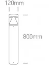 Virštinkinis grindinis šviestuvas, Antracitas, 67410/AN/C, ONE LIGHT