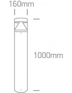 Virštinkinis grindinis šviestuvas, Antracitas, 67410A/AN/C, ONE LIGHT