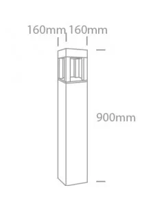 Virštinkinis grindinis šviestuvas, Antracitas, 67506A/AN/W, ONE LIGHT