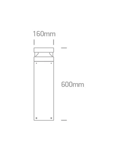 Virštinkinis grindinis šviestuvas, Antracitas, 67510A/AN/C, ONE LIGHT