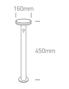 Virštinkinis grindinis šviestuvas, Juodas, 67500A/B/EW, ONE LIGHT