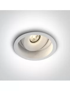 Įleidžiamas dviejų krypčių šviestuvas, Baltas, 11107D/W/W, ONE LIGHT