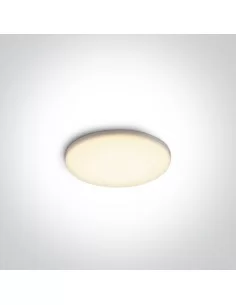 Įleidžiamas šviestuvas, Baltas, 10106CF/W, ONE LIGHT